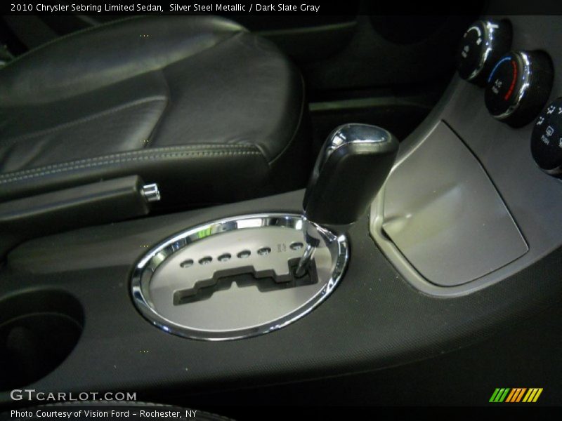Silver Steel Metallic / Dark Slate Gray 2010 Chrysler Sebring Limited Sedan