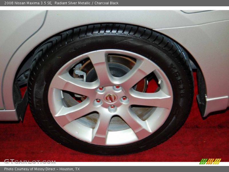 Radiant Silver Metallic / Charcoal Black 2008 Nissan Maxima 3.5 SE