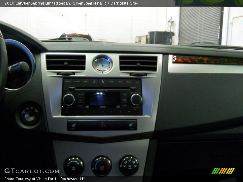 Silver Steel Metallic / Dark Slate Gray 2010 Chrysler Sebring Limited Sedan