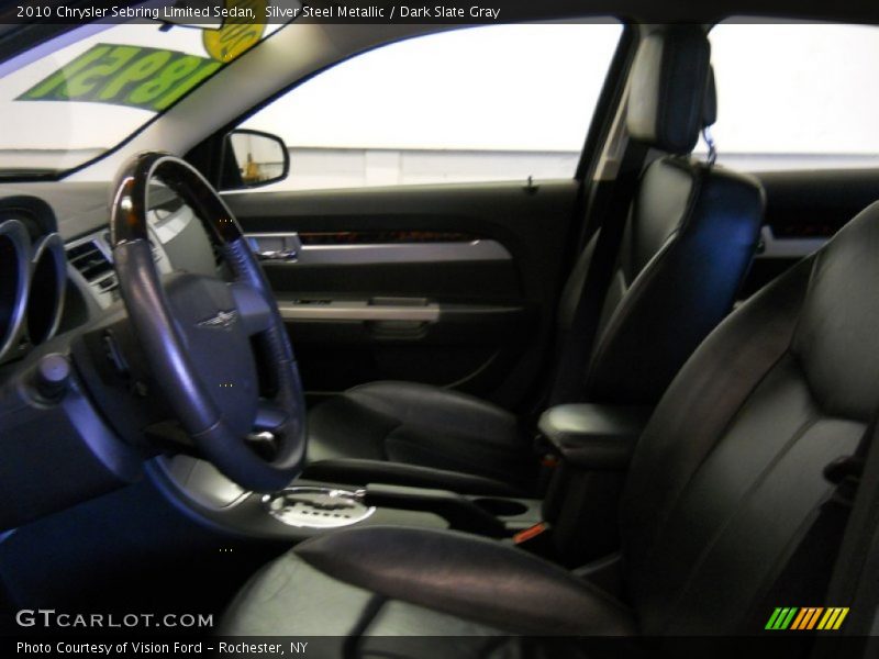 Silver Steel Metallic / Dark Slate Gray 2010 Chrysler Sebring Limited Sedan