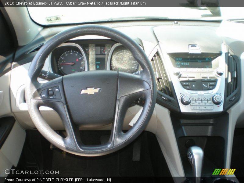 Cyber Gray Metallic / Jet Black/Light Titanium 2010 Chevrolet Equinox LT AWD