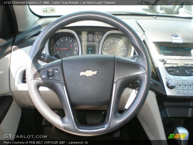 Cyber Gray Metallic / Jet Black/Light Titanium 2010 Chevrolet Equinox LT AWD