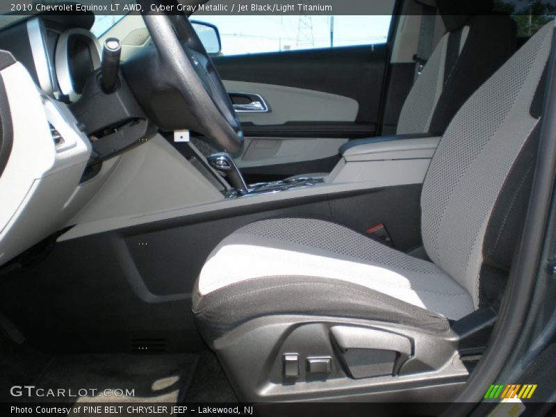 Cyber Gray Metallic / Jet Black/Light Titanium 2010 Chevrolet Equinox LT AWD