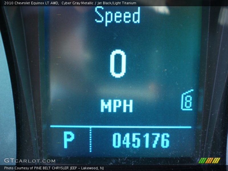 Cyber Gray Metallic / Jet Black/Light Titanium 2010 Chevrolet Equinox LT AWD