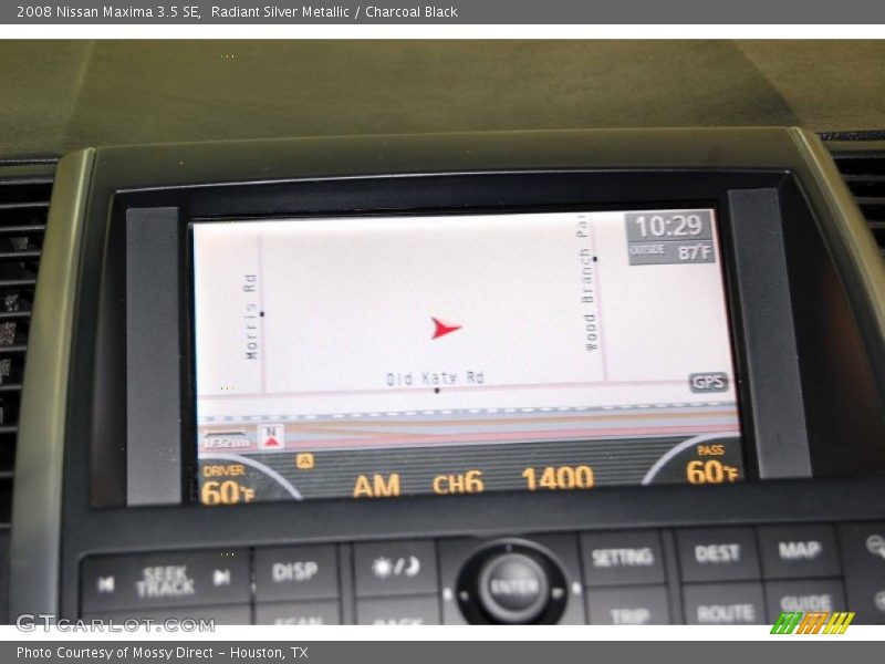 Radiant Silver Metallic / Charcoal Black 2008 Nissan Maxima 3.5 SE