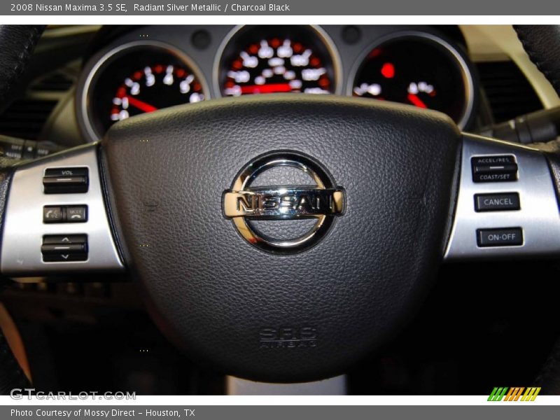Radiant Silver Metallic / Charcoal Black 2008 Nissan Maxima 3.5 SE
