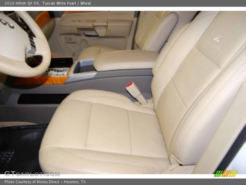 Tuscan White Pearl / Wheat 2010 Infiniti QX 56