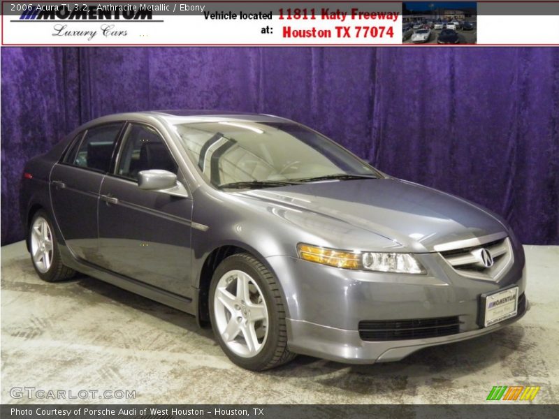 Anthracite Metallic / Ebony 2006 Acura TL 3.2