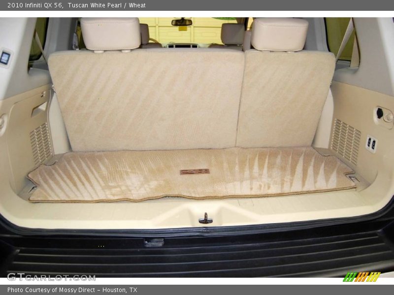 Tuscan White Pearl / Wheat 2010 Infiniti QX 56