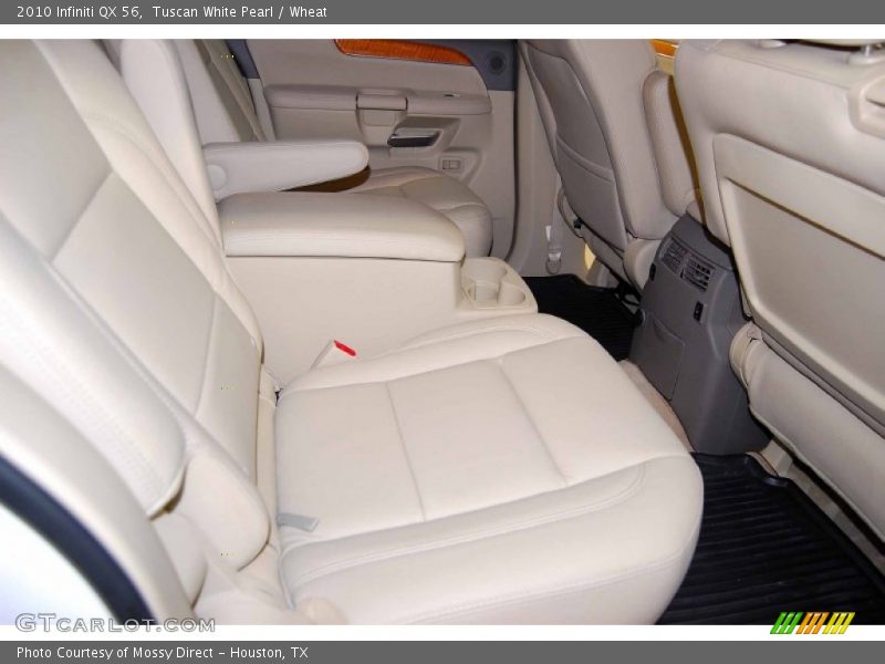 Tuscan White Pearl / Wheat 2010 Infiniti QX 56