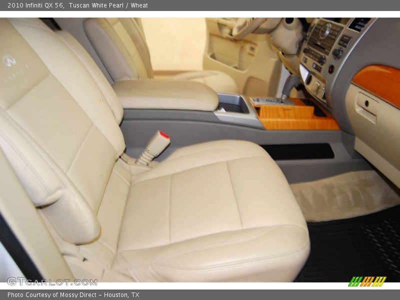 Tuscan White Pearl / Wheat 2010 Infiniti QX 56