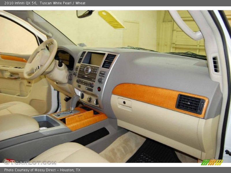 Tuscan White Pearl / Wheat 2010 Infiniti QX 56