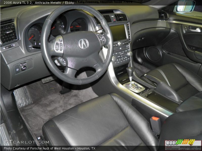 Anthracite Metallic / Ebony 2006 Acura TL 3.2