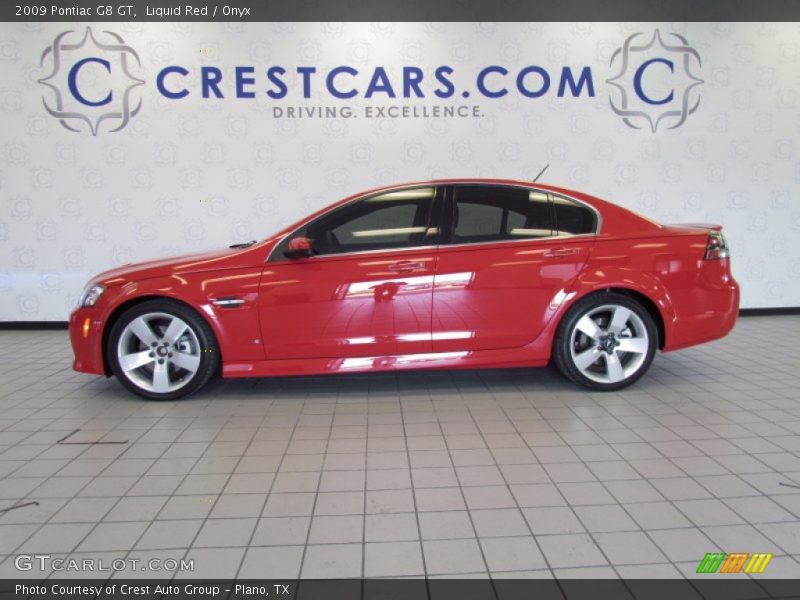 Liquid Red / Onyx 2009 Pontiac G8 GT