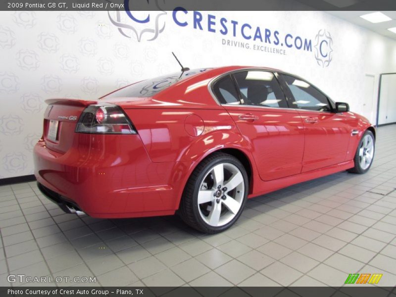 Liquid Red / Onyx 2009 Pontiac G8 GT
