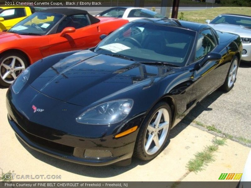 Front 3/4 View of 2011 Corvette Coupe