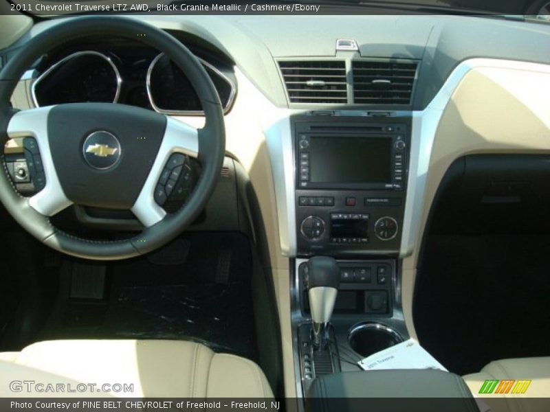Black Granite Metallic / Cashmere/Ebony 2011 Chevrolet Traverse LTZ AWD