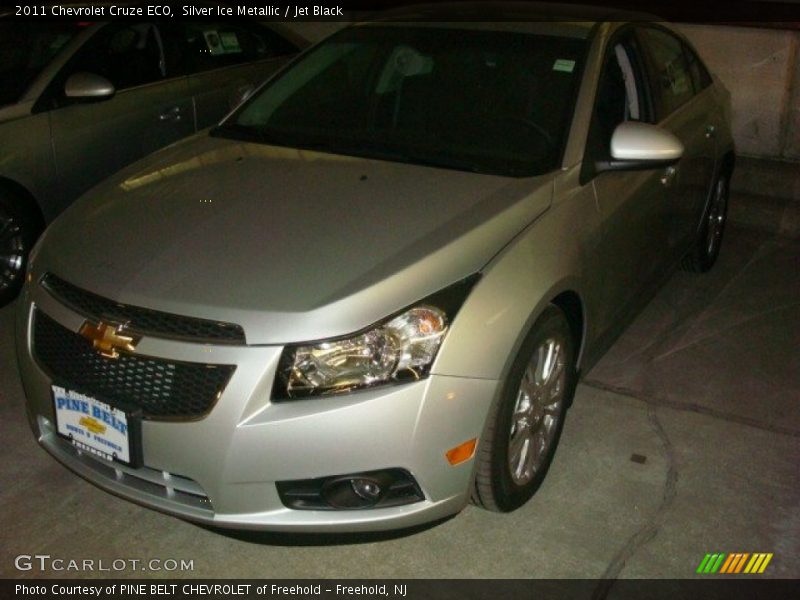 Silver Ice Metallic / Jet Black 2011 Chevrolet Cruze ECO