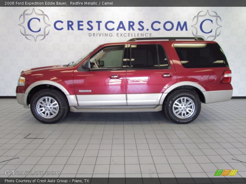 Redfire Metallic / Camel 2008 Ford Expedition Eddie Bauer