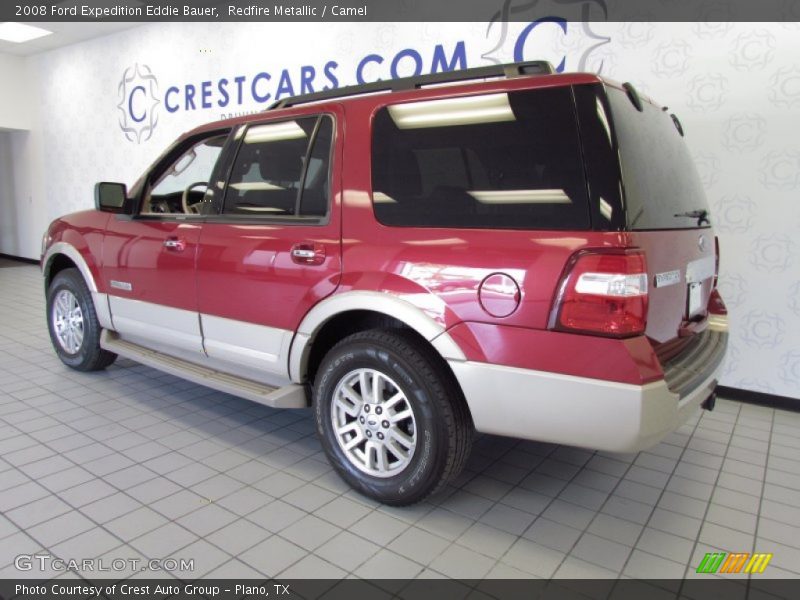 Redfire Metallic / Camel 2008 Ford Expedition Eddie Bauer