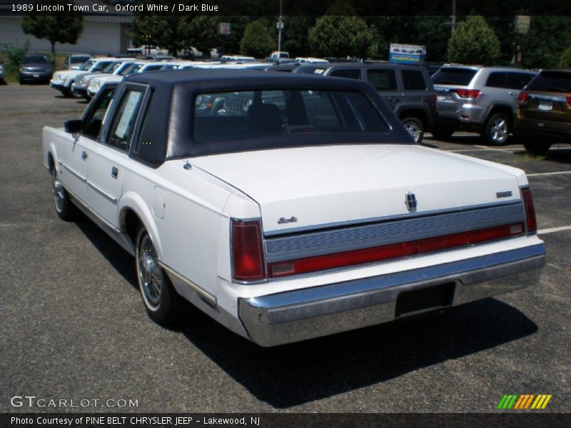  1989 Town Car  Oxford White