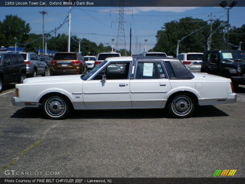  1989 Town Car  Oxford White