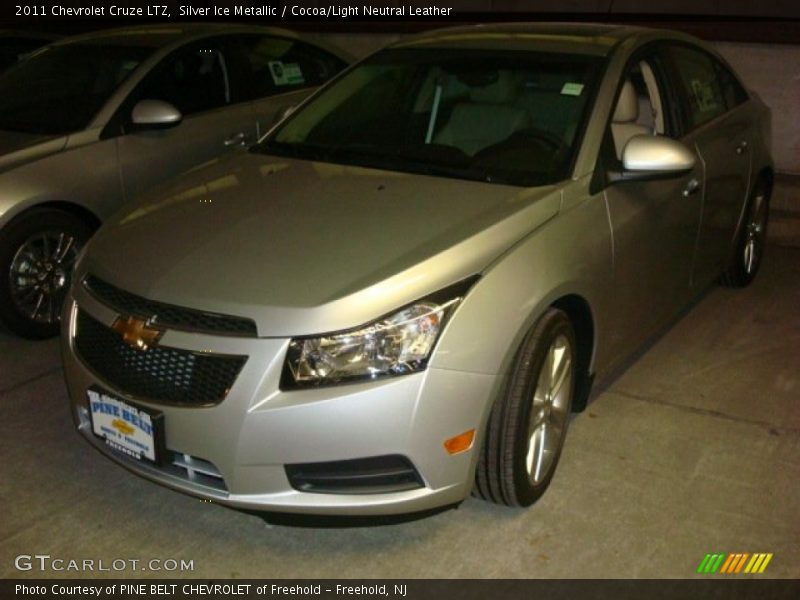 Silver Ice Metallic / Cocoa/Light Neutral Leather 2011 Chevrolet Cruze LTZ