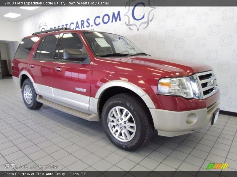 Redfire Metallic / Camel 2008 Ford Expedition Eddie Bauer