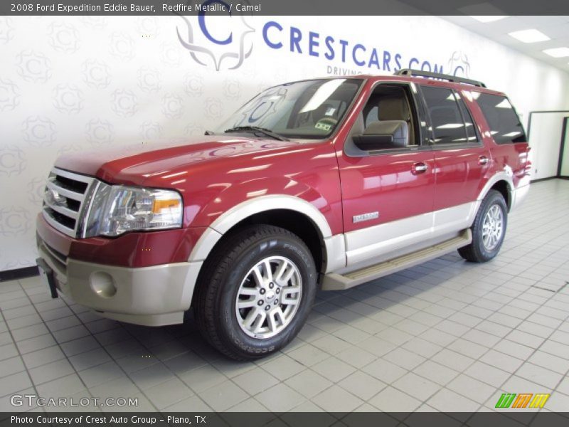 Redfire Metallic / Camel 2008 Ford Expedition Eddie Bauer
