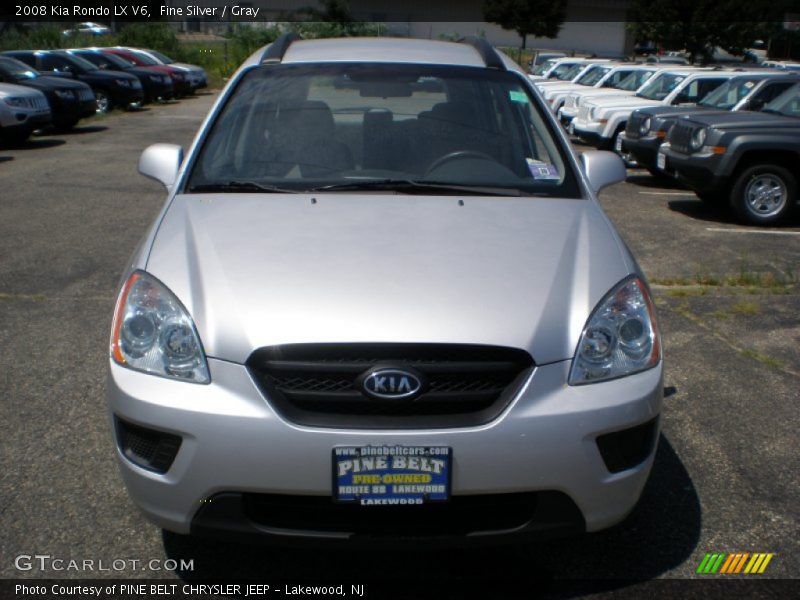 Fine Silver / Gray 2008 Kia Rondo LX V6