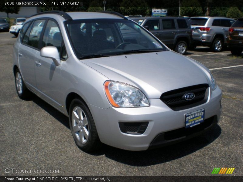 Fine Silver / Gray 2008 Kia Rondo LX V6