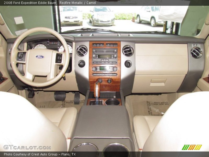 Redfire Metallic / Camel 2008 Ford Expedition Eddie Bauer