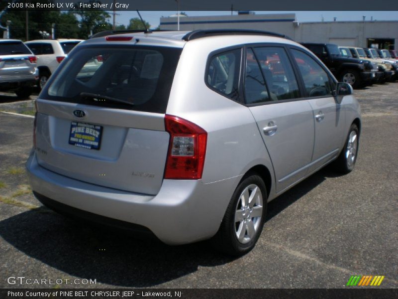 Fine Silver / Gray 2008 Kia Rondo LX V6