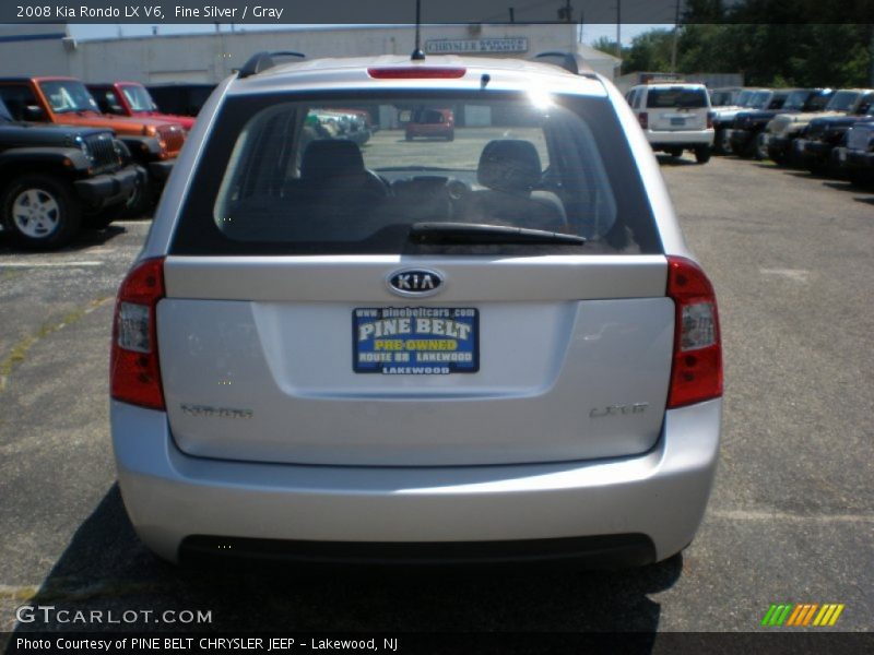 Fine Silver / Gray 2008 Kia Rondo LX V6