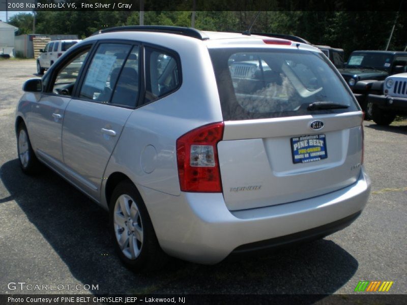 Fine Silver / Gray 2008 Kia Rondo LX V6