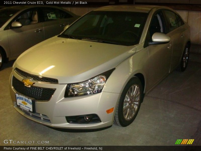 Gold Mist Metallic / Jet Black 2011 Chevrolet Cruze ECO