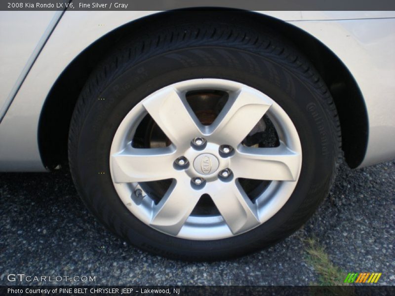 Fine Silver / Gray 2008 Kia Rondo LX V6