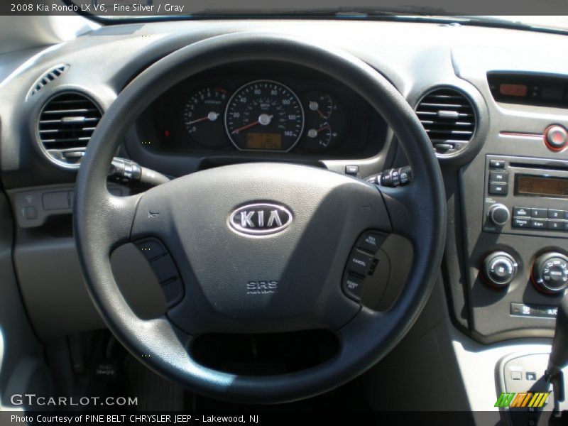 Fine Silver / Gray 2008 Kia Rondo LX V6