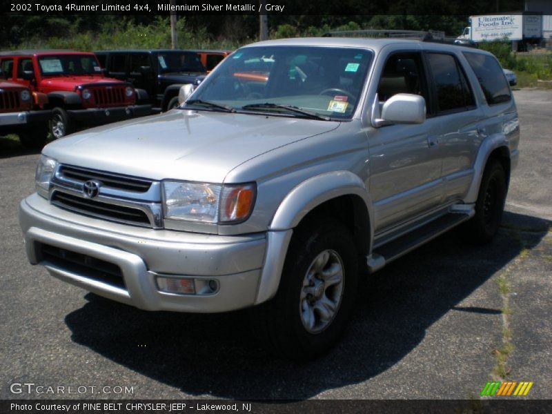 Millennium Silver Metallic / Gray 2002 Toyota 4Runner Limited 4x4