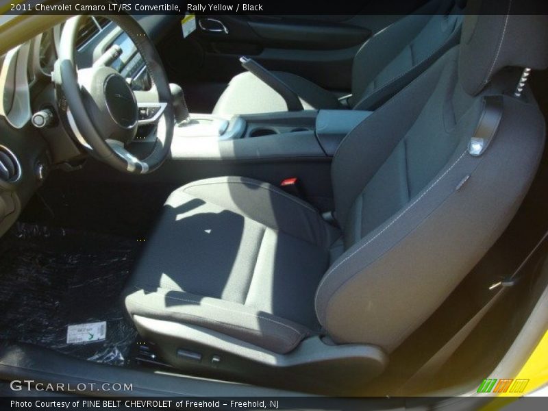 Rally Yellow / Black 2011 Chevrolet Camaro LT/RS Convertible