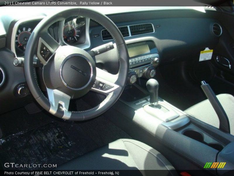 Rally Yellow / Black 2011 Chevrolet Camaro LT/RS Convertible