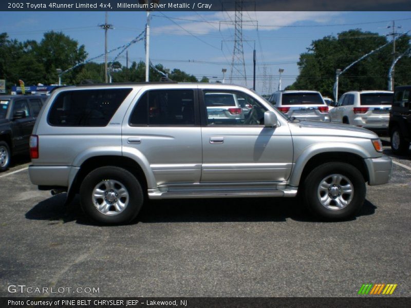 Millennium Silver Metallic / Gray 2002 Toyota 4Runner Limited 4x4