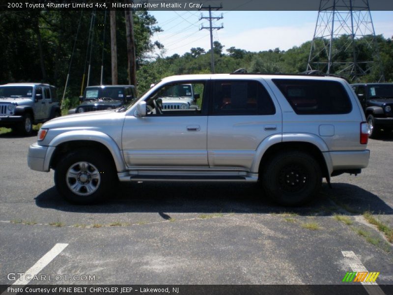 Millennium Silver Metallic / Gray 2002 Toyota 4Runner Limited 4x4