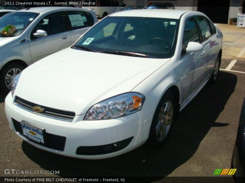 Summit White / Neutral 2011 Chevrolet Impala LT
