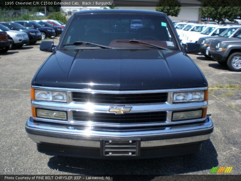 Black / Burgundy 1995 Chevrolet C/K C1500 Extended Cab