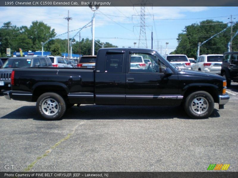 Black / Burgundy 1995 Chevrolet C/K C1500 Extended Cab