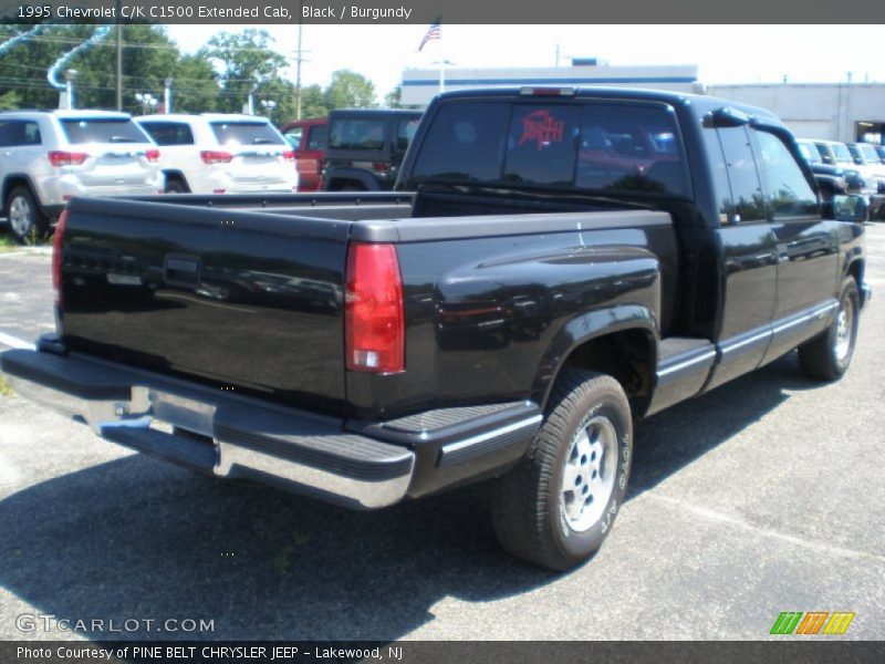 Black / Burgundy 1995 Chevrolet C/K C1500 Extended Cab