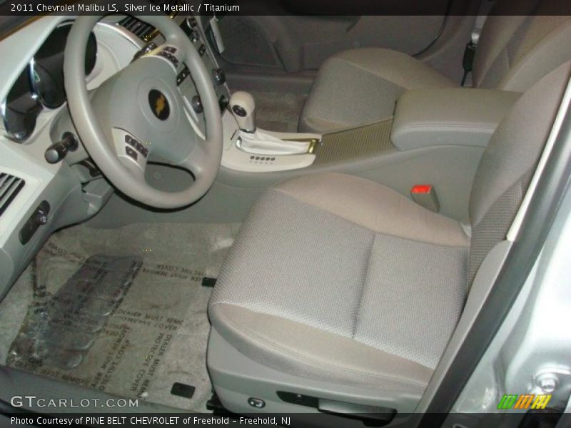 Silver Ice Metallic / Titanium 2011 Chevrolet Malibu LS