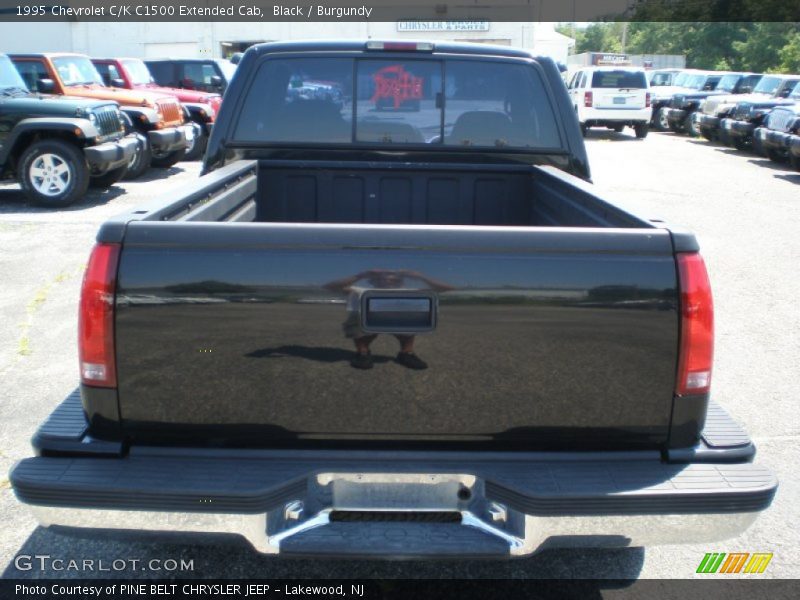 Black / Burgundy 1995 Chevrolet C/K C1500 Extended Cab
