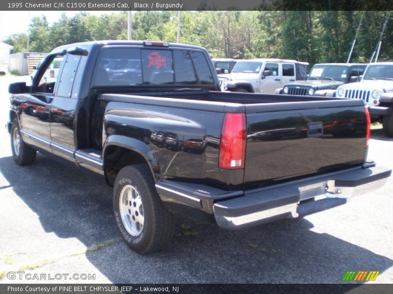 Black / Burgundy 1995 Chevrolet C/K C1500 Extended Cab